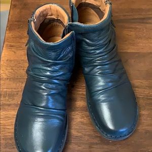 Mix mooz used ruched ankle boots